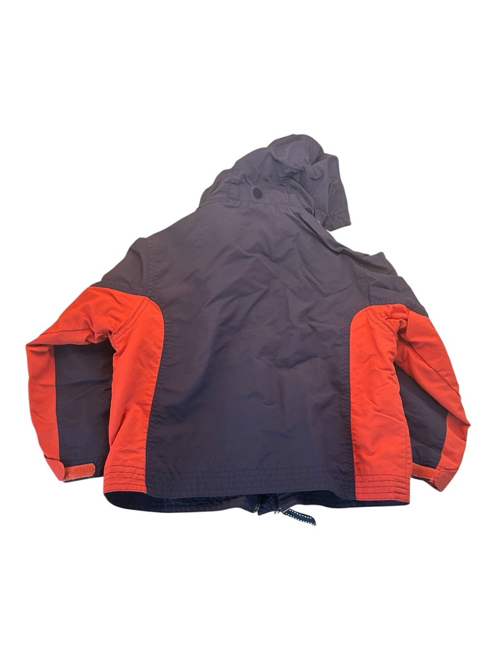 Lands'‎ End Kids Retro Colorblock Waterproof Squall Winter Ski Jacket with Hood - Picture 2 of 8